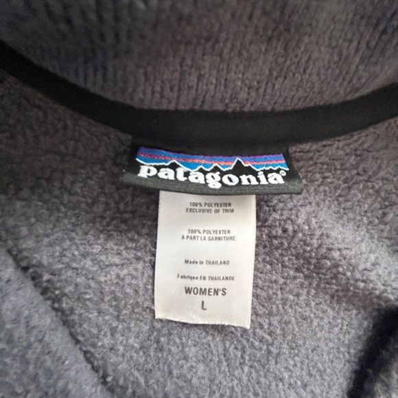 Patagonia Better Sweater 1/4 Zip Women's Large Gray - Picture 4 of 5